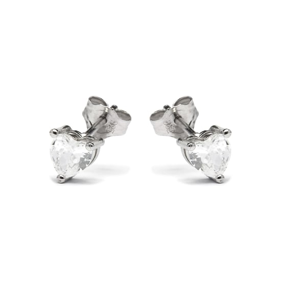 Luxenter, eqoyi Ohrringe aus 925er Sterlingsilber und rhodiniertem, glänzendem Zirkoniumdioxid - Image 3
