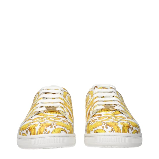 Versace Weiße Leder Sneaker - Image 3