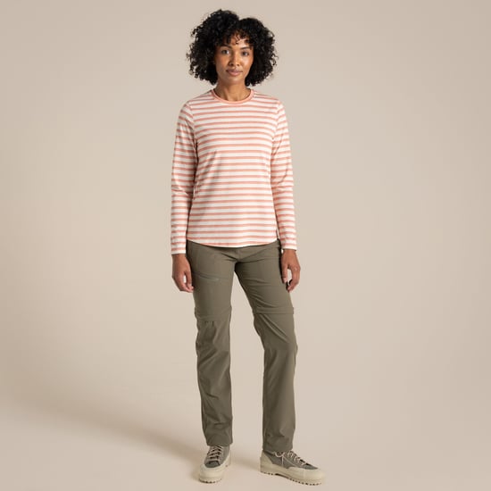 Craghoppers - "Akona" T-Shirt für Damen, Nosilife, Langärmlig (Ton) - Image 1
