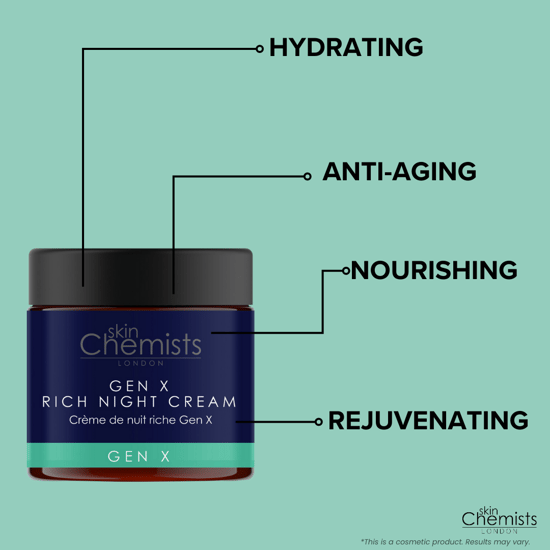 skinChemists Gen X Anti-Ageing Reichhaltige Nachtcreme 60 ml - Image 4
