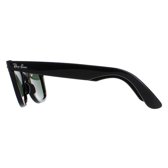 Lunettes De Soleil Ray-Ban Wayfarer 2140 901 Noir Vert G-15 Moyen 50mm - Image 3