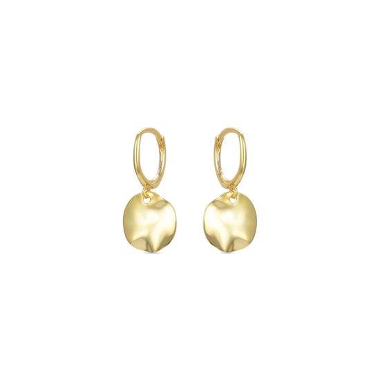 Luxenter Midnak-Ohrringe aus 925er Sterlingsilber mit 18 Karat Gelbgold - Image 3