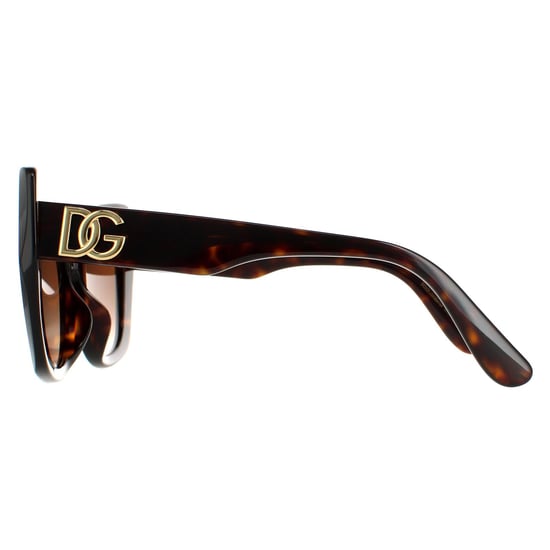 Dolce & Gabbana Schmetterling Damen Dunkel Havanna Braun Farbverlauf DG4405F - Image 3