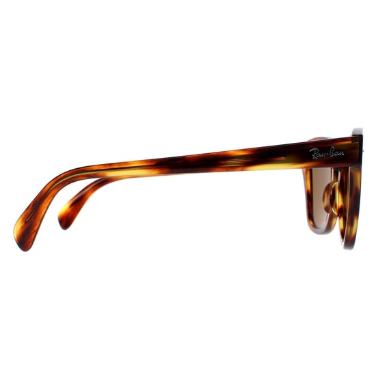 Ray-Ban Rechteck Unisex Gestreift Havanna Braun RB0707S - Image 4