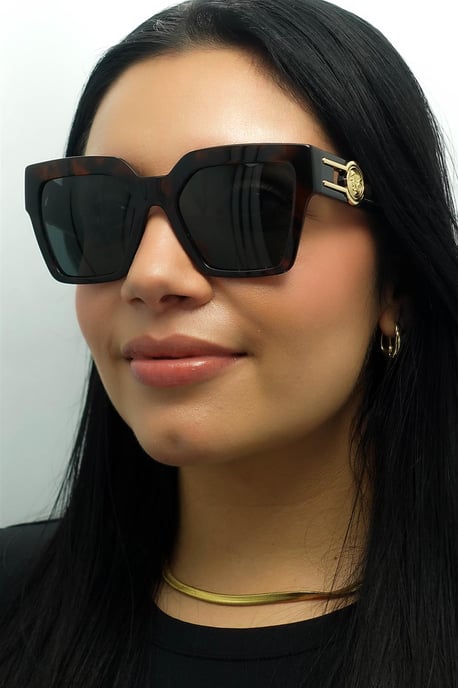 Versace VE4458 542987 donker havana donkergrijs zonnebril - Image 5