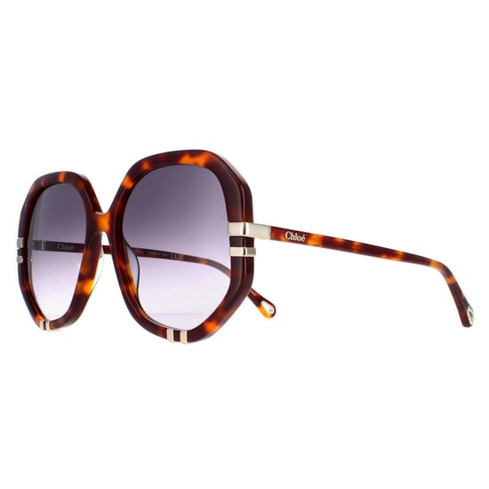 Chloe Square Womens Schildpatt Grau Gradient CH0105S - Image 2