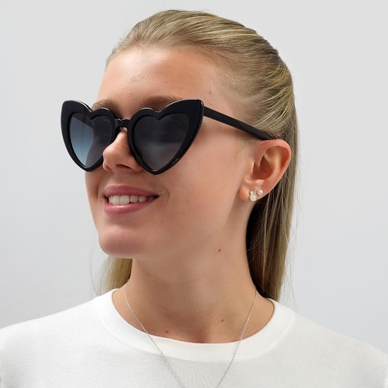 Saint Laurent Cat Eye Damen Schwarz Blau Gradient Sonnenbrille - Image 5