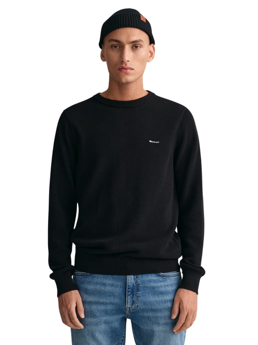 Gant Cotton Pique C-Neck Strickpullover - Image 3