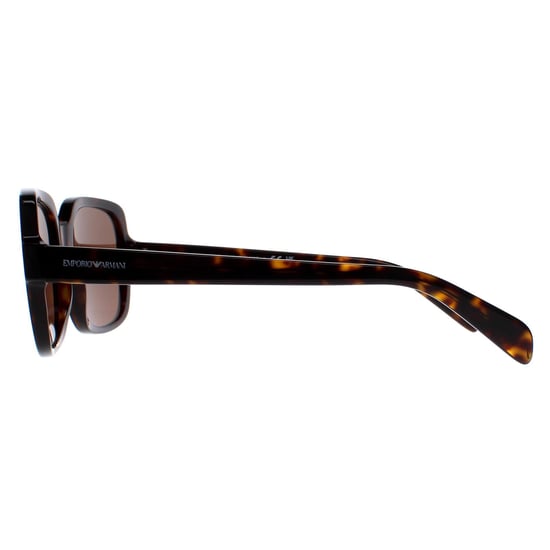 Emporio Armani Quadratische Damen Shiny Havana Dunkelbraun EA4195 - Image 3