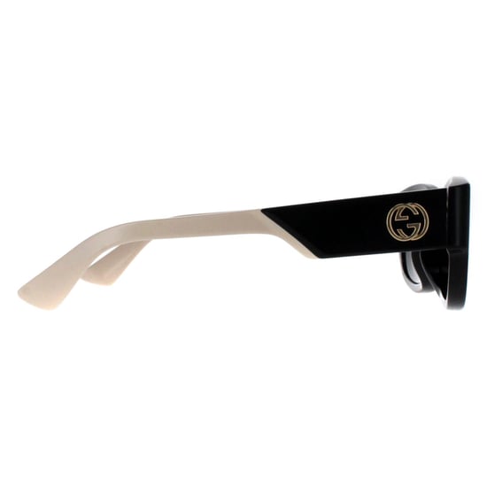 Gucci Square Womens Schwarz mit Elfenbein Grau GG1667SK - Image 4
