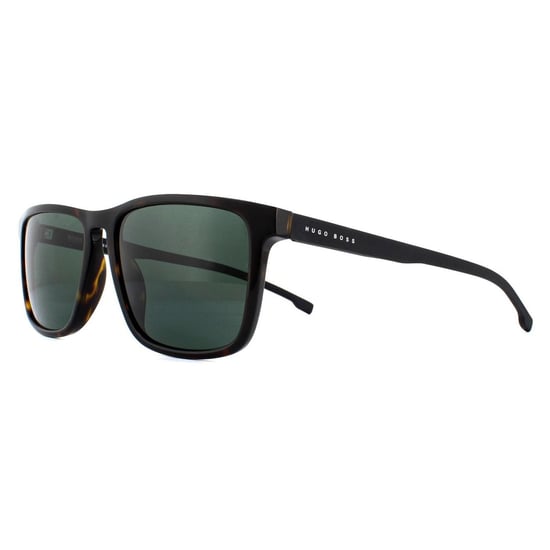 Hugo Boss Square Mens Dark Havana Green Sonnenbrille - Image 2