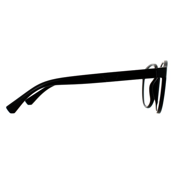 Emporio Armani Runde Herren Matte Schwarz klar mit Sonne Clip-ons Sonnenbrille - Image 4