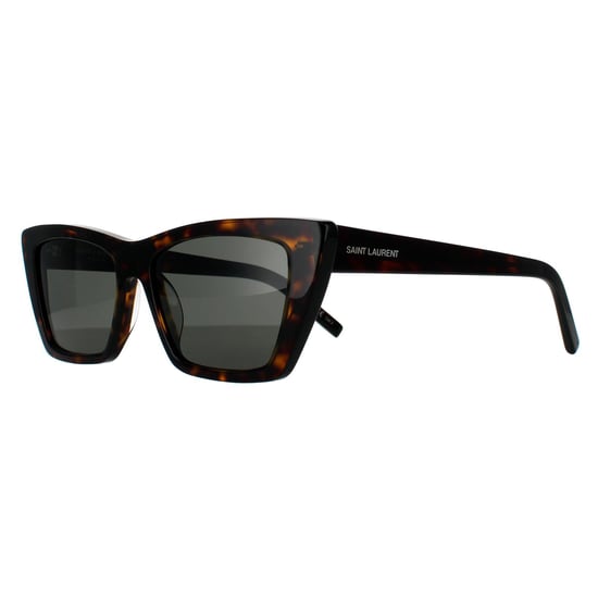 Saint Laurent Cat Eye Damen dunkle Havanna grau Sonnenbrille - Image 2