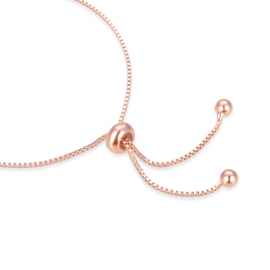 Luxenter Jusit-Armreif aus 925er Sterlingsilber und mehrfarbigen Zirkonen mit 18 Karat rosévergoldetem Finish - Image 5