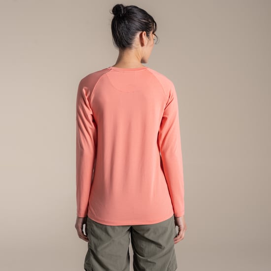 Craghoppers - "Nour" T-Shirt für Damen, Nosilife, Langärmlig (Gewürzte Aprikose) - Image 3