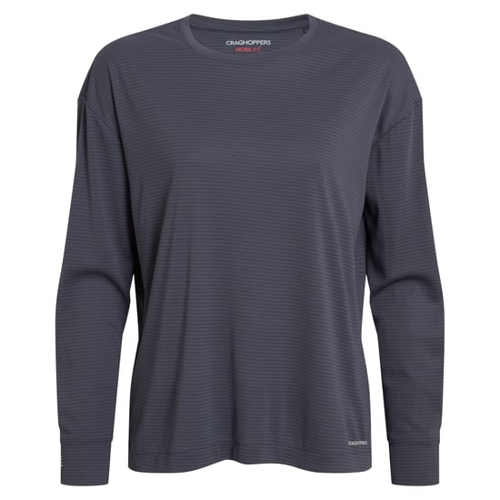Craghoppers - T-Shirt für Damen, Nosilife, Langärmlig (Anthrazit) - Image 2