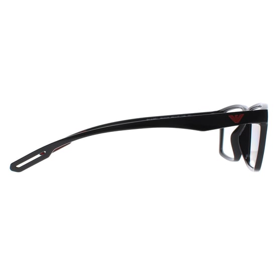 Emporio Armani Rechteck Herren Glänzend Schwarz EA4189U - Image 4