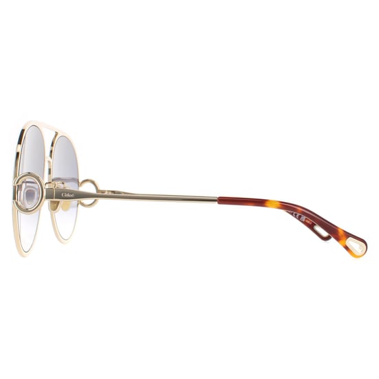 Chloe Aviator Damen Gold Schwarz Grau Gradient CH0145S - Image 3