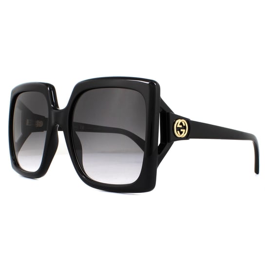 Lunettes De Soleil Gucci GG0876S 001 Dégradé Gris Noir - Image 2