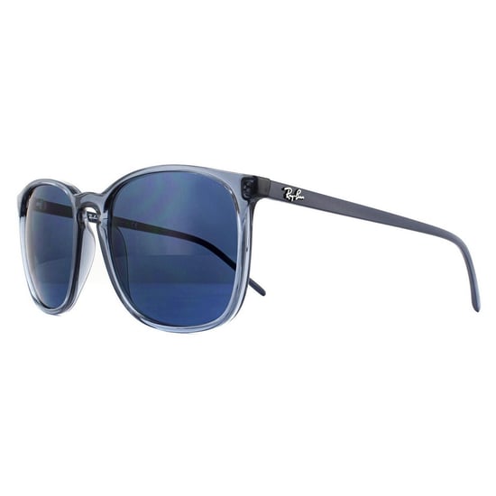 Ray-Ban Square Herren Sonnenbrille Transparent Blau mit blauen Verlauf - Image 2