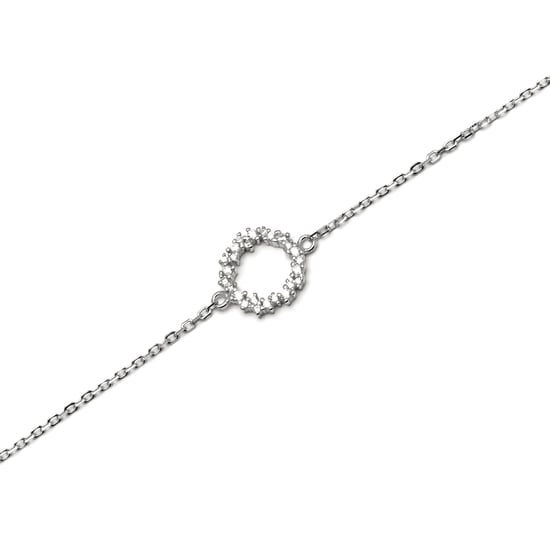 Luxenter Armreif, 925 Sterling Silber Thilak und glänzender Zirkonia mit rhodinierter Oberfläche - Image 5