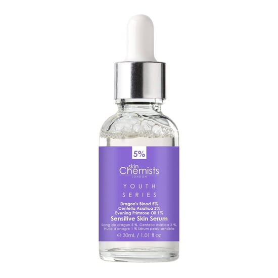 skinChemists Anti-Aging-Serum für empfindliche Haut mit Drachenblut (5 %) und Centella Asiatica (3 %), 30 ml - Image 4