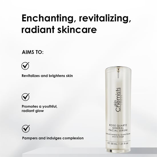 skinChemists Anti-Aging Rosenquarz-Mineral-Gesichtsserum 30 ml - Image 3