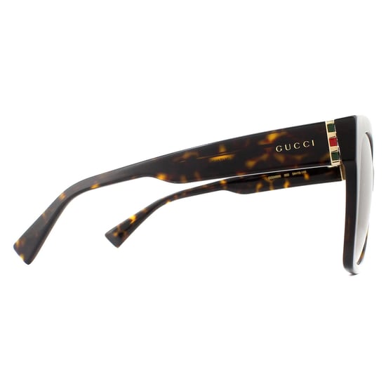 Lunettes De Soleil Gucci Gg0459s 002 Dégradé Brun De Havana - Image 4
