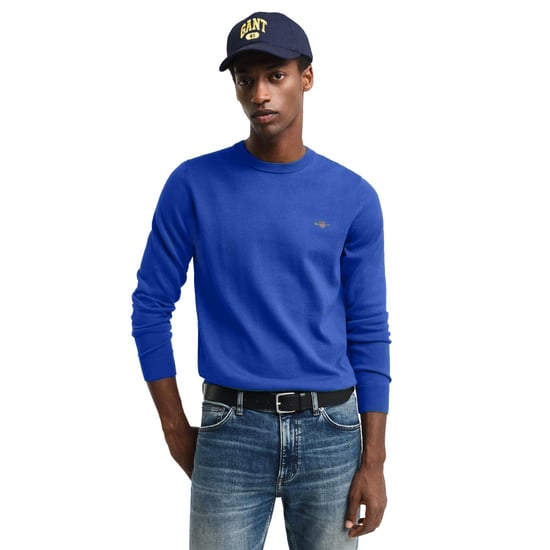 Gant Classic Cotton C-Neck Strickpullover - Image 4
