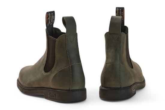 Rossi 607 Booma Moss Chelsea-Stiefel aus olivgrünem Leder - Image 3