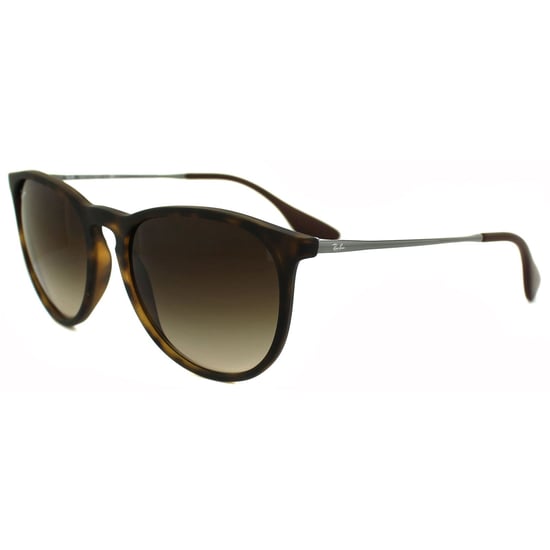 Ray-Ban Runde Damen gummierte Havanna Braun Gradient Sonnenbrille - Image 2