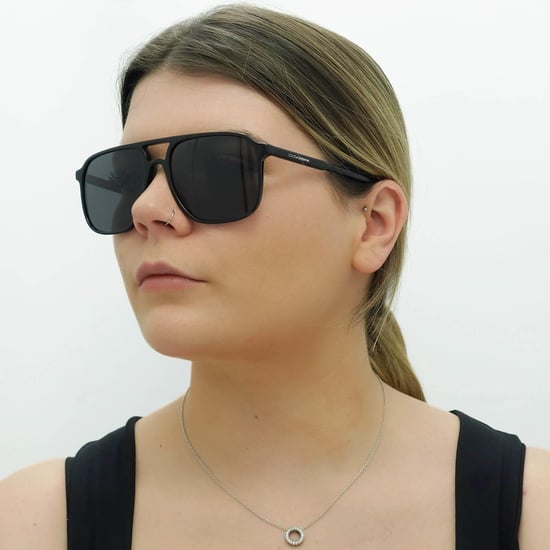 Dolce & Gabbana Pilotenbrille Männer Schwarz Grau Polarisiert DG4423 - Image 5