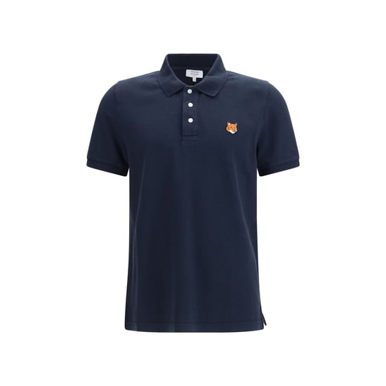 Maison Kitsuné Blauer Baumwoll-Polo-Shirt - Image 1