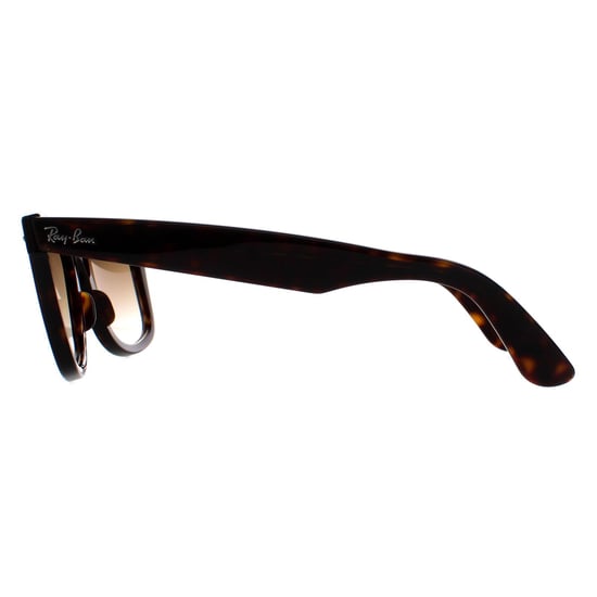 Ray-Ban Rectangle Unisex Havanna Braun Gradient Sonnenbrille - Image 3