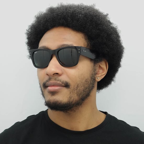 Ray-Ban Square Unisex poliert Schwarz Grün RB0840S Mega Wayfarer - Image 6