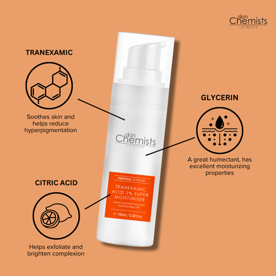 skinChemists Tranexamsäure 3 % Anti-Aging-Feuchtigkeitscreme 100 ml - Image 5