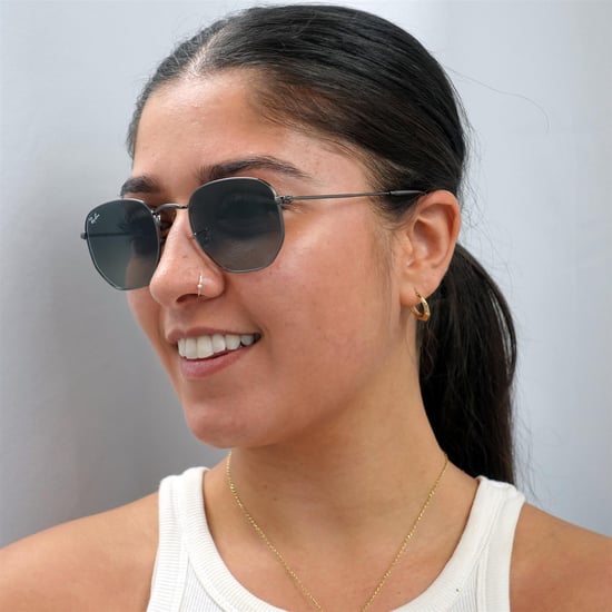 Ray-Ban Square Unisex Gunmetal Dark Grey Gradient Sonnenbrille - Image 6