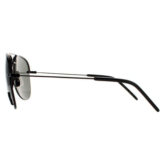 Saint Laurent Aviator Unisex Sonnenbrille Schwarz Grau - Image 3