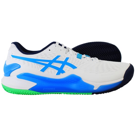 Asics Gel-Resolution 9 Clay Herren Tennischuhe Weiß - Image 4