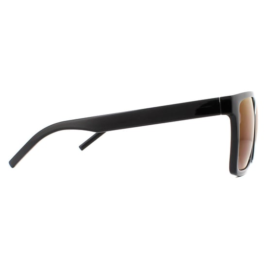 Hugo von Hugo Boss Square Mens Black Red Sunglasses - Image 4
