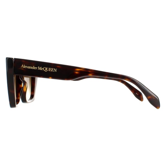Alexander McQueen Cat Eye Womens Dark Havana Braun Gradient AM0299S - Image 3