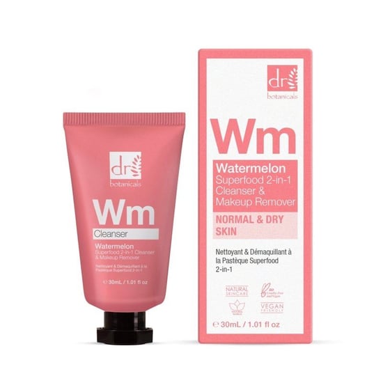 Dr. Botanicals Wassermelonen-Superfood-Anti-Aging-Reinigungsgel & Make-up-Entferner 2-in-1, 30 ml - Image 1