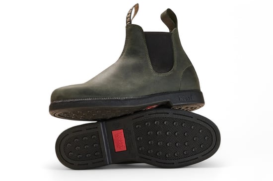 Rossi 607 Booma Moss Chelsea-Stiefel aus olivgrünem Leder - Image 2