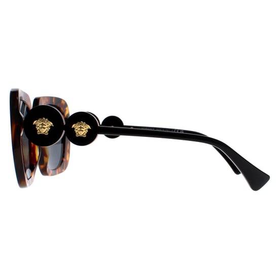 Versace Square Damen Hell Havanna Dunkelgrau VE4434 - Image 3