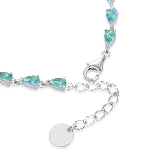 Luxenter-Armband, 925 Sterling Silber Muanyala und Smaragdzirkonia rhodiniert - Image 5