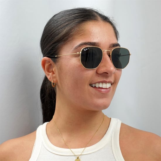 Ray-Ban Square Unisex Gold G-15 Grün Polarisierte Sonnenbrille - Image 5