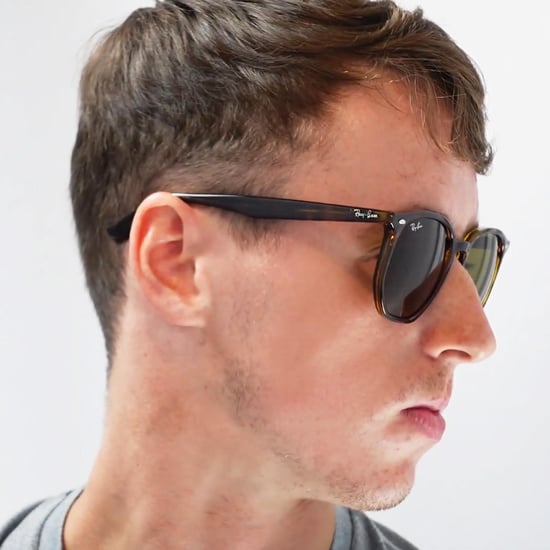 Ray-Ban Sonnenbrille RB4306 820/73 Gestreift Rot Havanna Dunkelbraun - Image 6