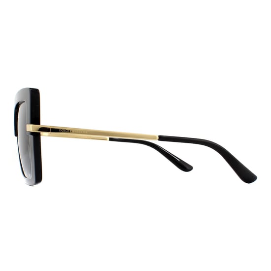 Dolce & Gabbana Sonnenbrille DG4373 32468G Top Schwarz auf Transparent Schwarz Grau Gradient - Image 3
