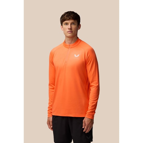 Castore Adapt Training 1/4-Zip Top aus Polyester für Herren - Orange - Image 4