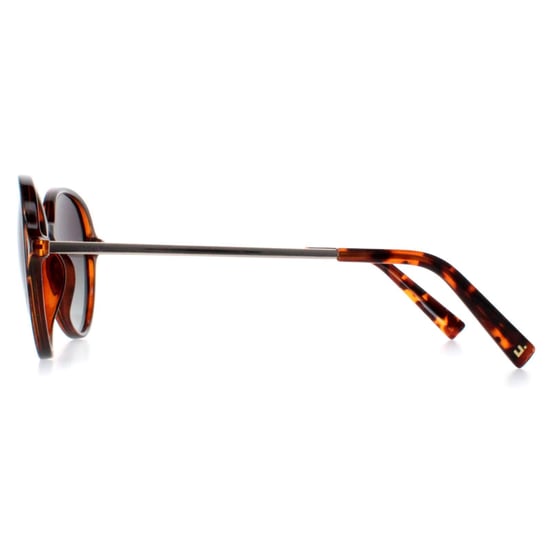 INVU Round Womens Demi Tortoise Braun Gold Grau Polarisiert B2135 - Image 3